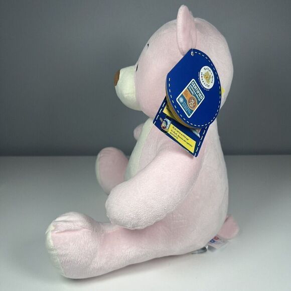 Rare NWT Build-A-Bear Pink & White Hug A Cub Asthma and Allergy Friendly Plush - Picture 5 of 9